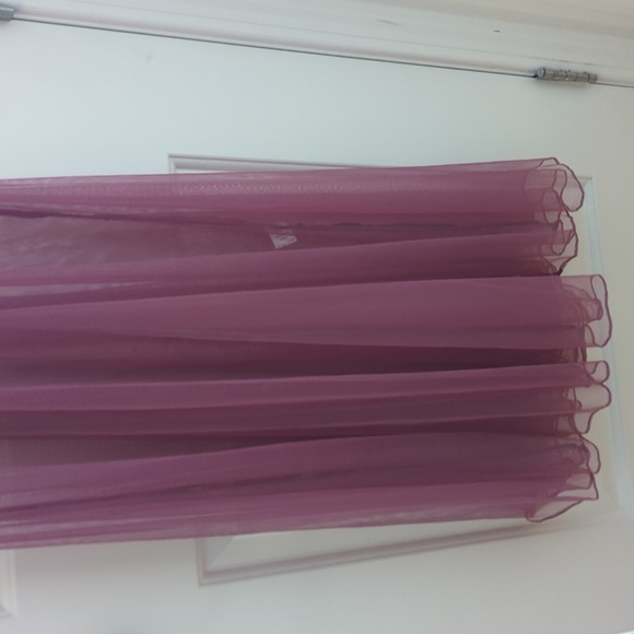 Full length gorgeous sheer plum nightgown - Picture 3 of 3
